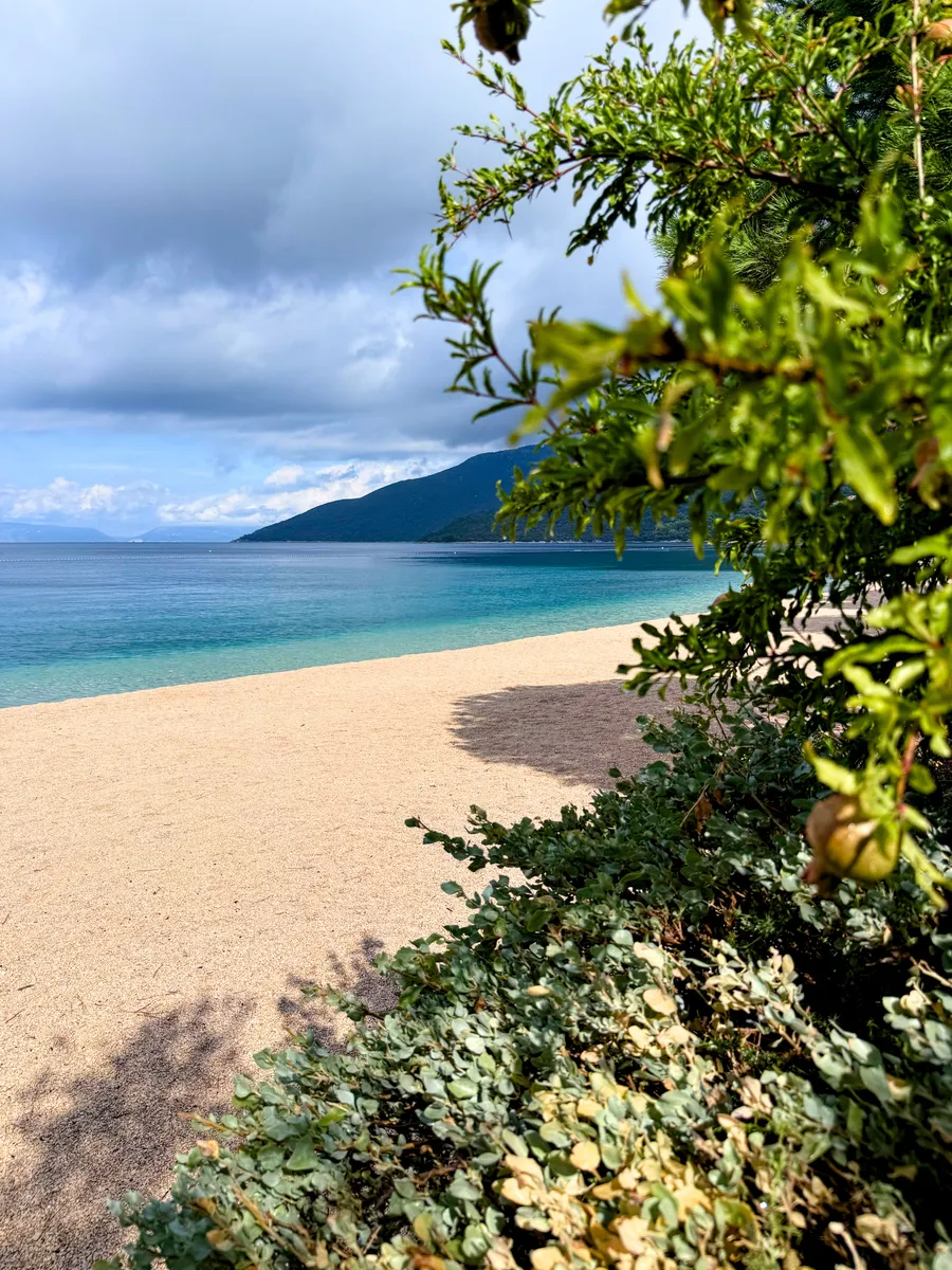 Beach at the camping