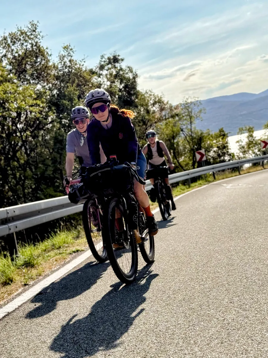 Party Pack on the climb