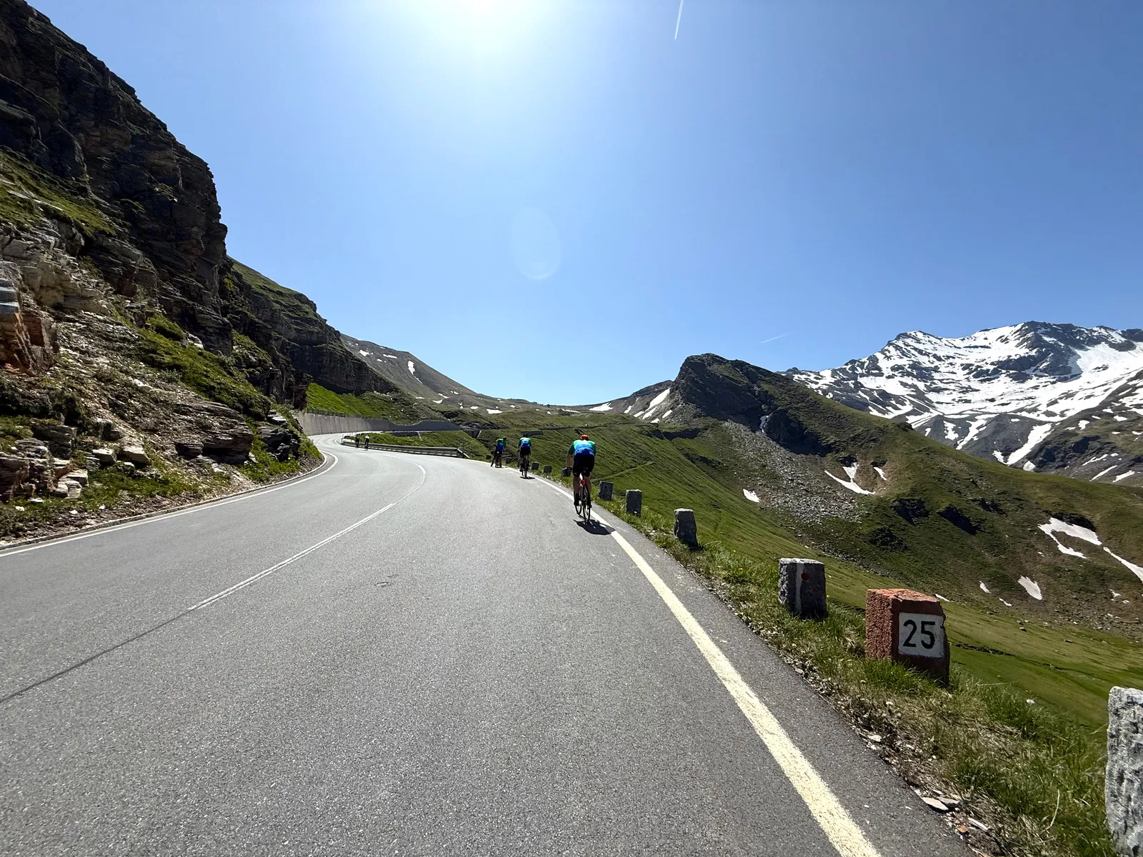 Up and towards the snow