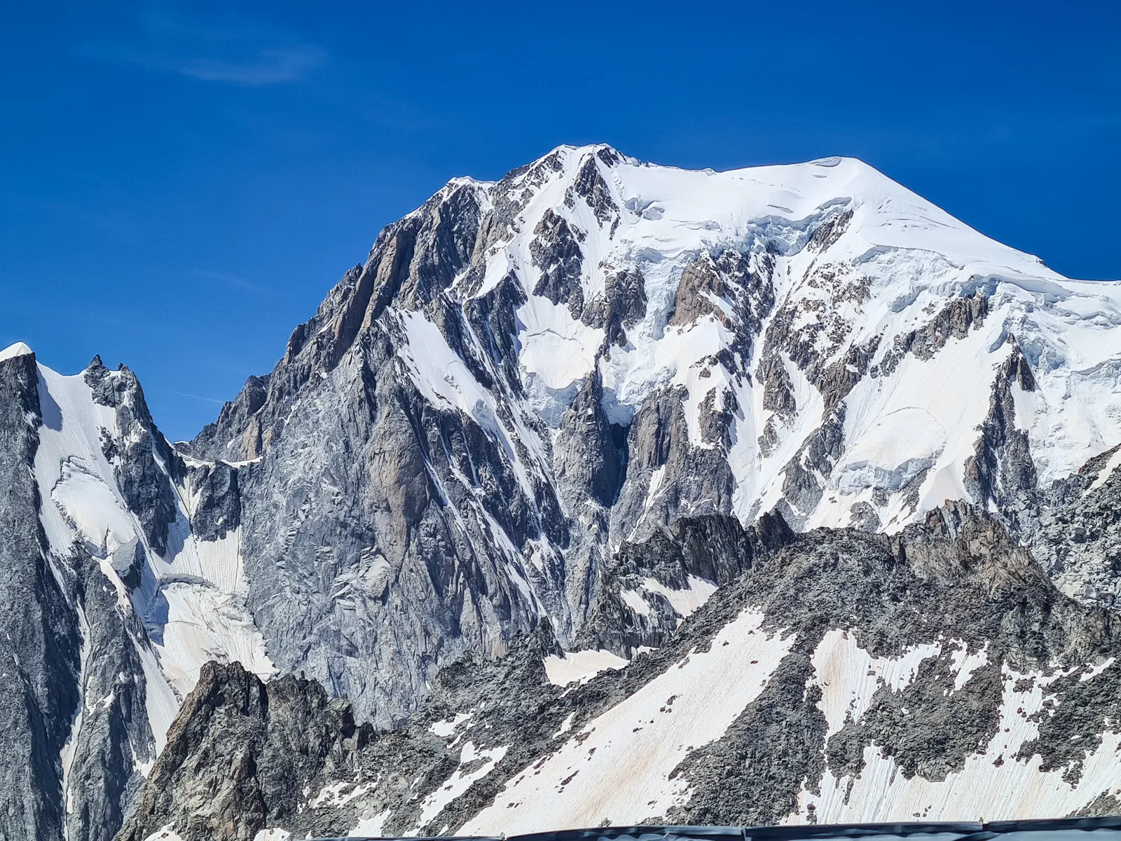 Mont Blanc from Punta Helbronner