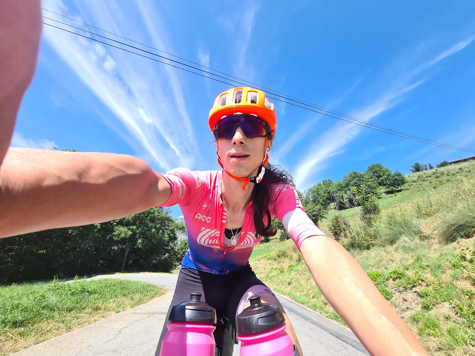 Climbing Col du Mollard